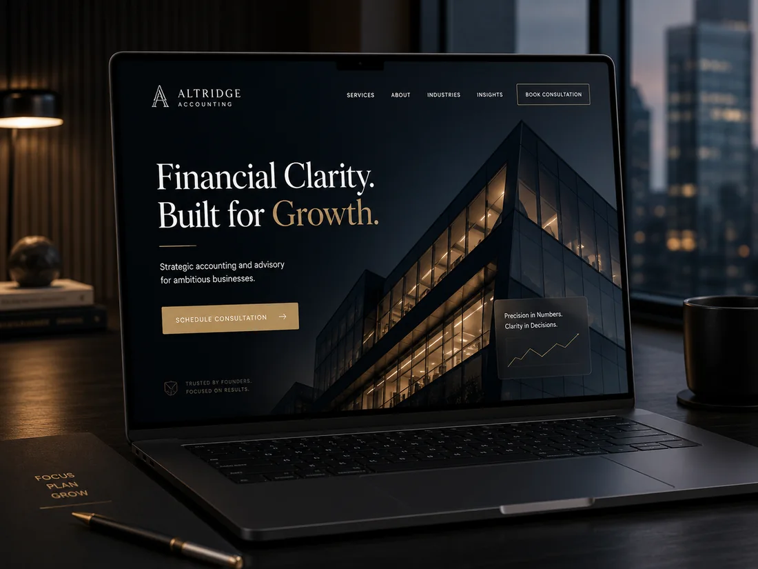 Luxury local brand website design direction